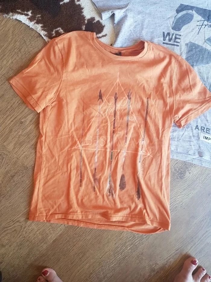 Lot de 2 tee shirts ikks garçon 12ans - photo numéro 6