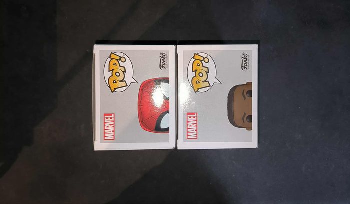 Lot 2 Figurines Funko Pop / Miles Morales « Chase » 765 & Spider-Man 397 / Marvel - photo numéro 5
