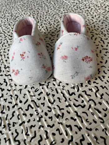 Chaussons fleuris