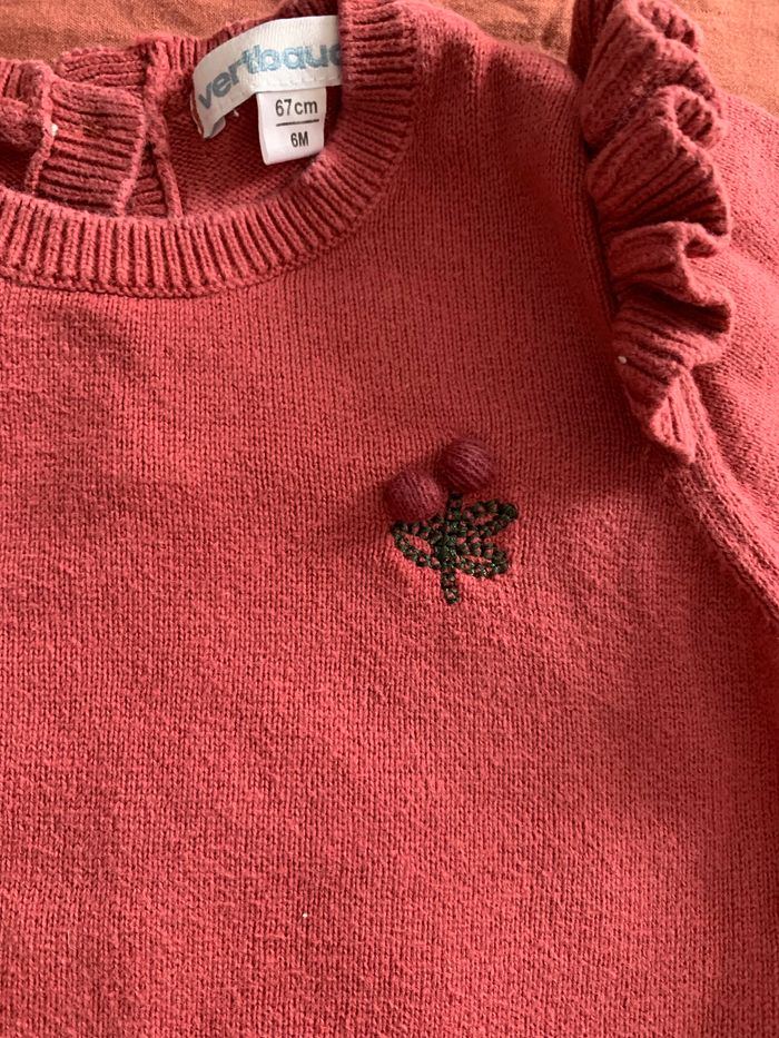 Pull cerise - photo numéro 2