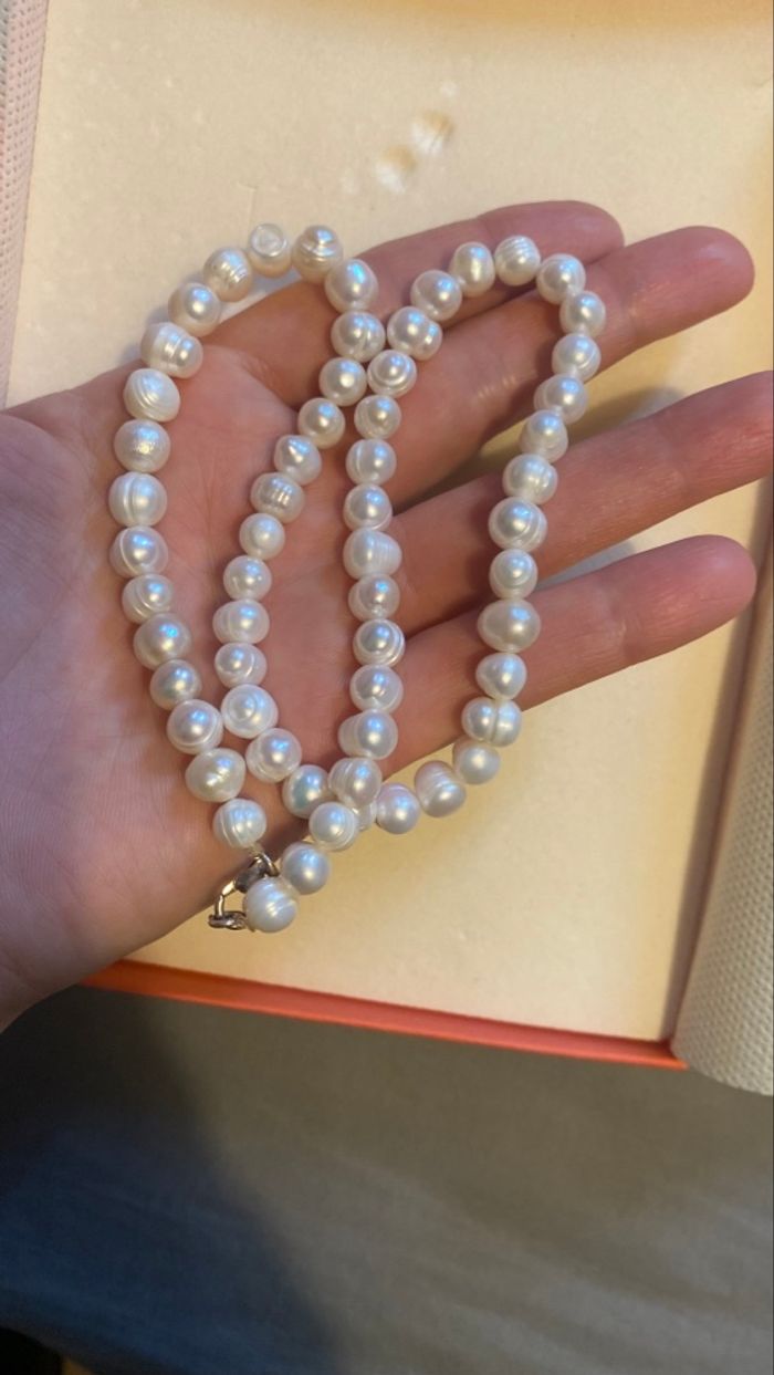 Collier en véritable perle de culture - photo numéro 3