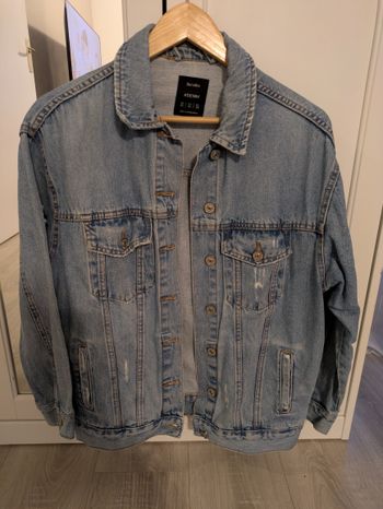 Veste en jean Bershka