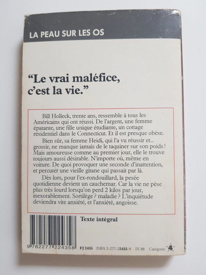 Stephen King (Écrivain) La Peau sur les Os - photo numéro 4