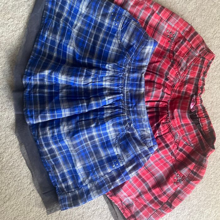 2 jupes écossaises