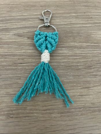 Porte clef macramé