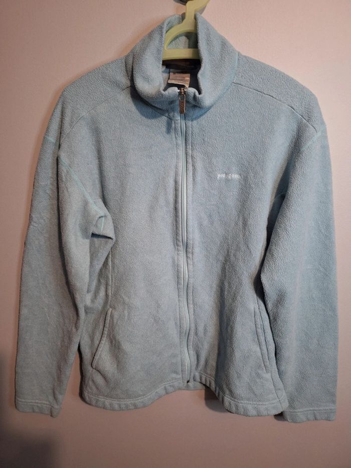Polaire zippée patagonia femme bleu - taille L