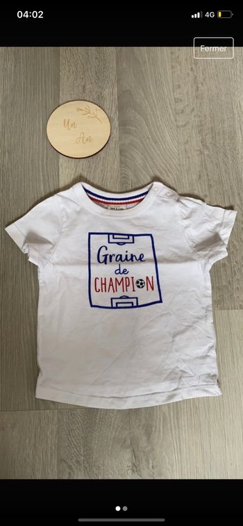 Tee shirt garçon 12 mois