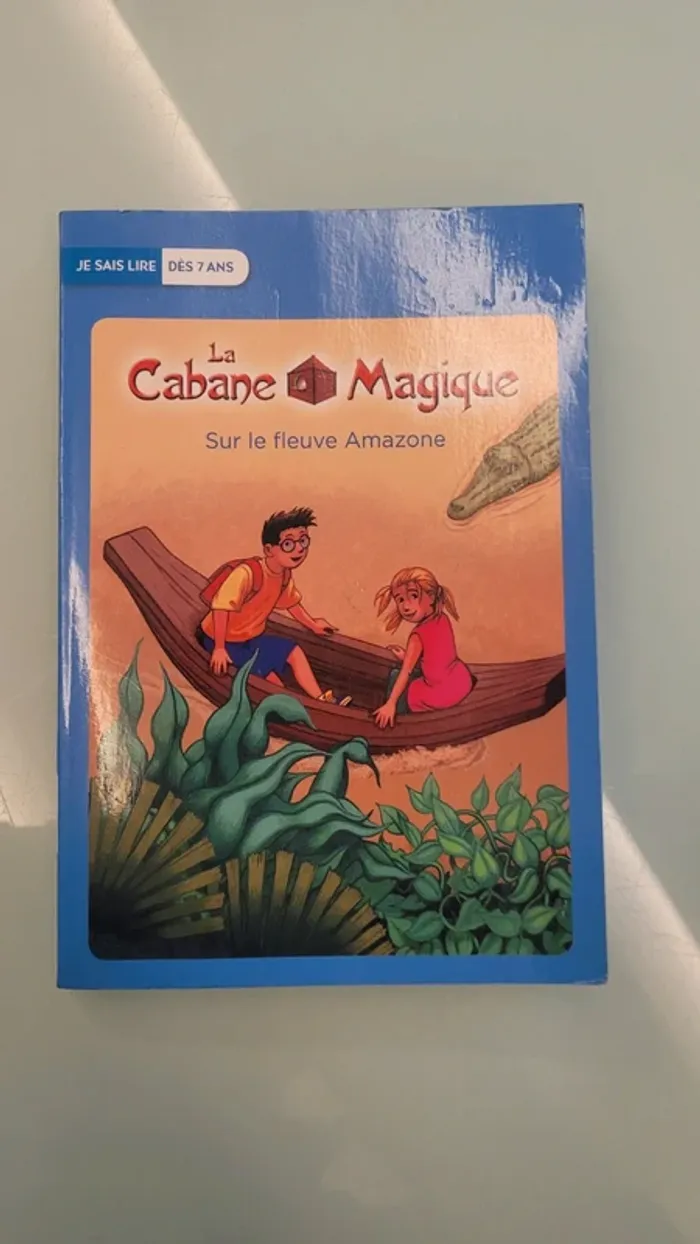 Livre La Cabane Magique n°5 "Sur le fleuve Amazone"