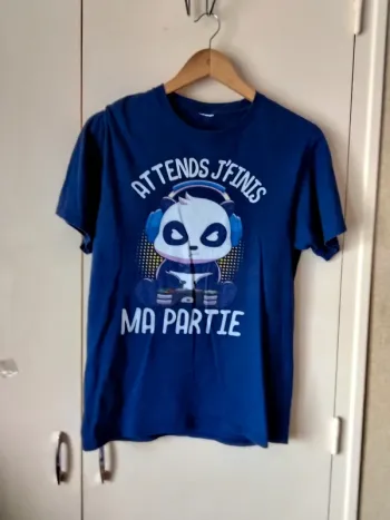 Tee-shirt manches courtes humoristique (A227)