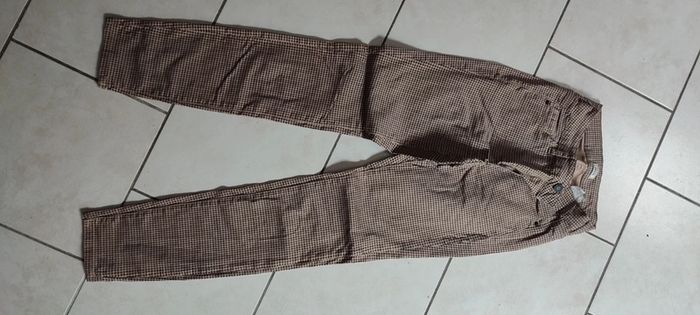 Pantalon à carreau
