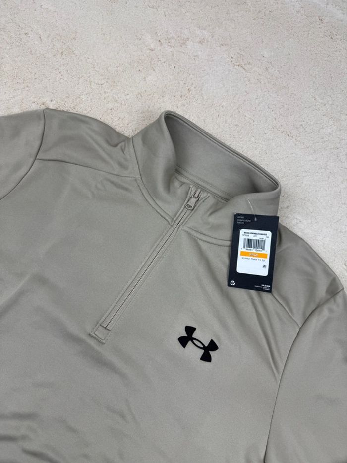 Sweat Fleece 1/4 Zip Under Armour Neuf Taille S - photo numéro 3