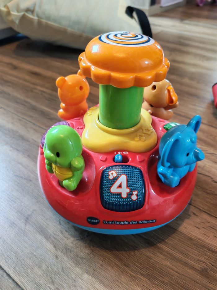 Lumi toupie des animaux