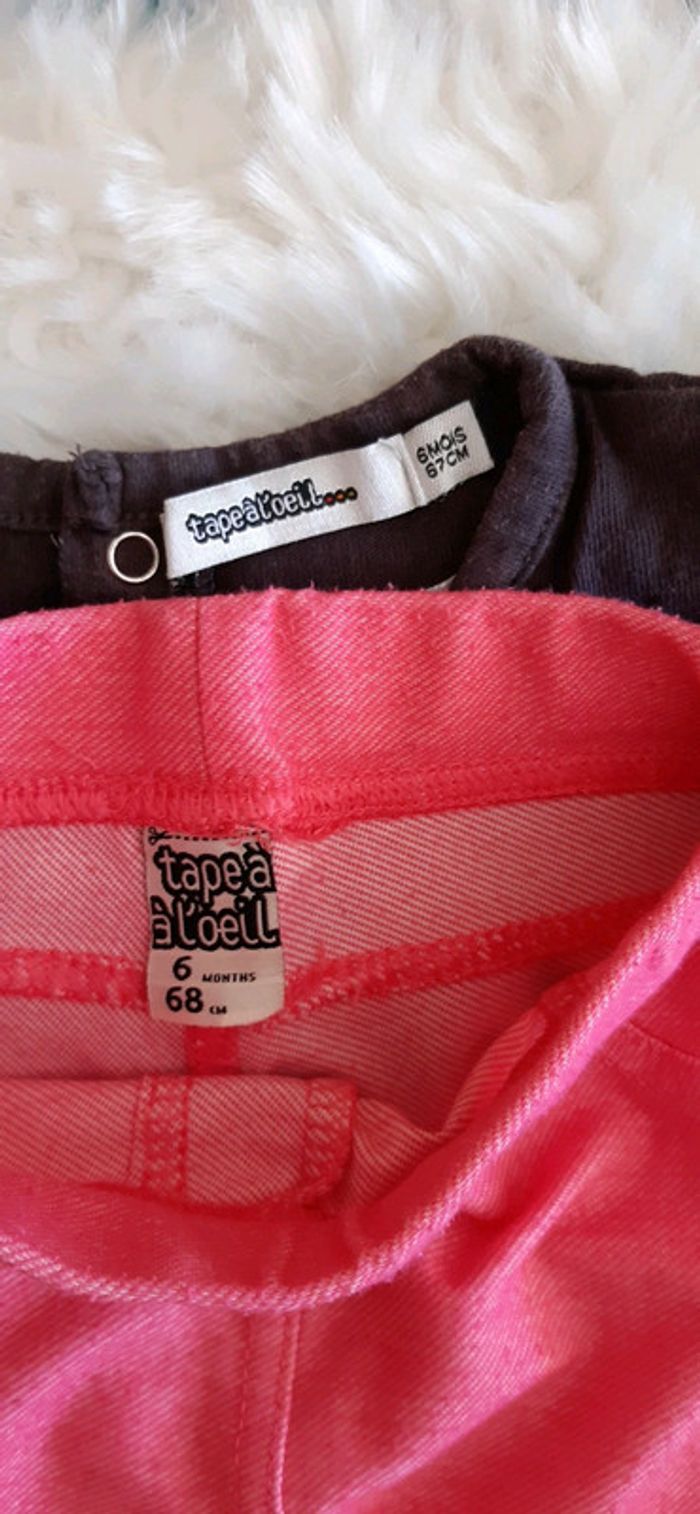 Ensemble fille 6 mois tape à l'oeil - photo numéro 5