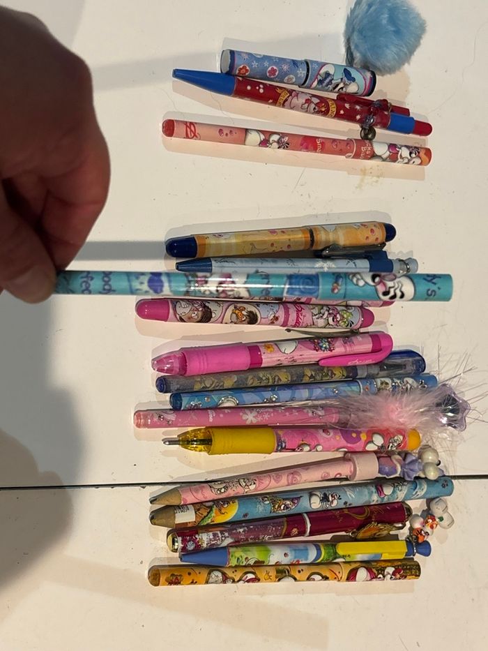 Lot de 18 stylos diddl pour collection - photo numéro 9