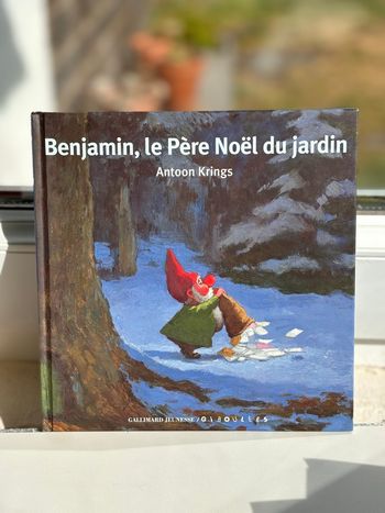 Livre benjamin le père Noël du jardin