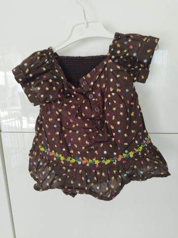 Robe + bloomer taille 3 mois sergent major 