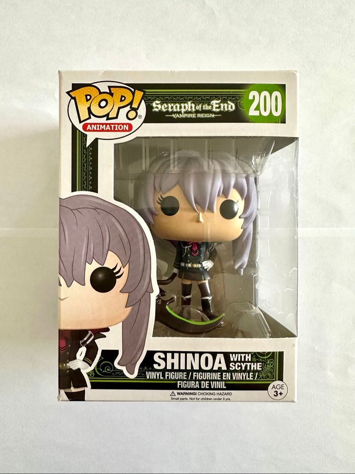 Figurine Funko Pop Shinoa with scythe numéro 200 Seraph of the End
