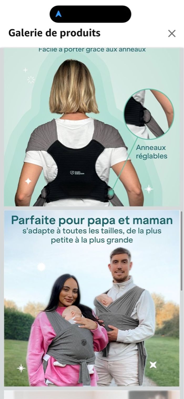 Écharpe de portage - photo numéro 4