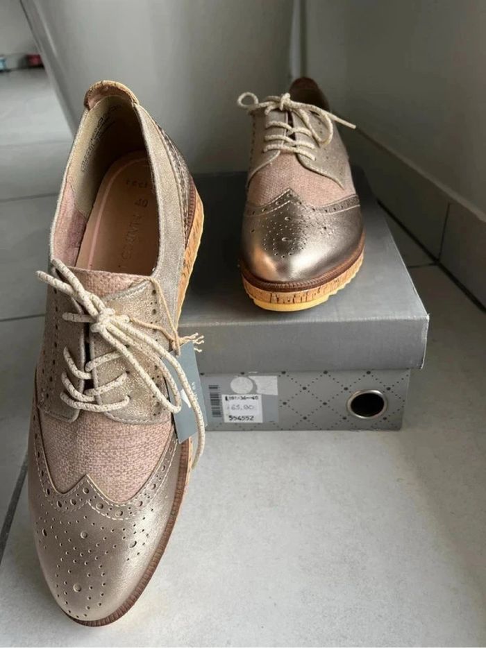 Mocassins Derbies Marco Tozzi Taille 40 - photo numéro 4