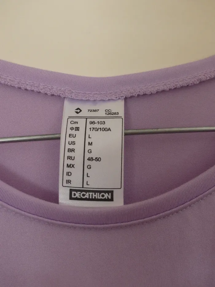 t-shirt de sport - photo numéro 3