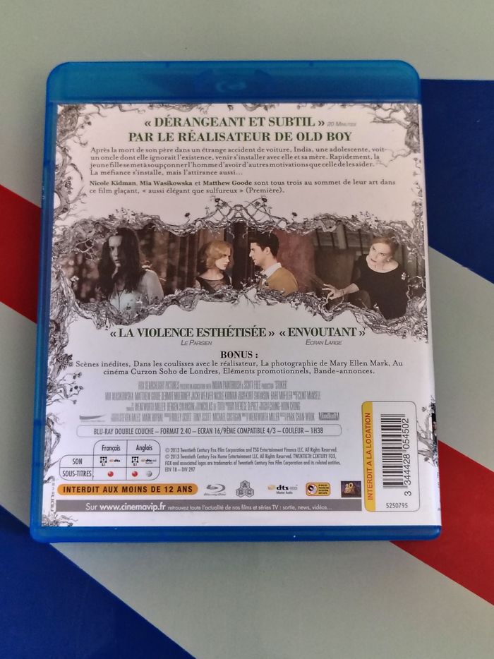 Blu Ray Stoker (Mia Wasikowska, Nicole Kidman, Park Chan-wook) - photo numéro 2