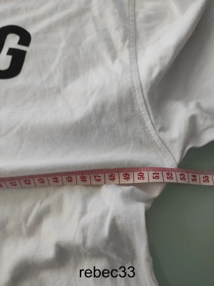 Long T-shirt blanc coming soon Bershka - photo numéro 4