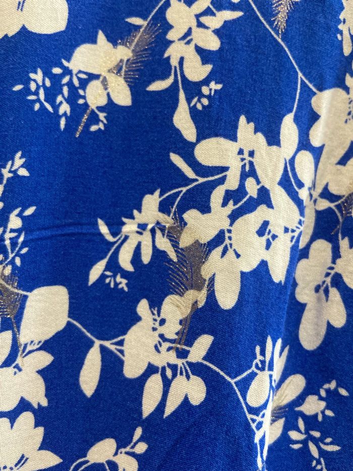 Robe longue d’été giracoo bleue et blanche - photo numéro 3