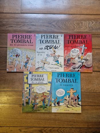 Lot de 5 bd pierre tombal 1 à 5