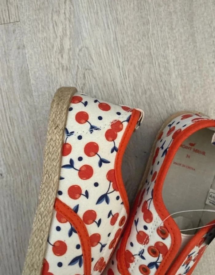 Chaussures espadrilles, sergent Major, taille 34 Neuf Fermeture sans lacets, élastique devant - photo numéro 4