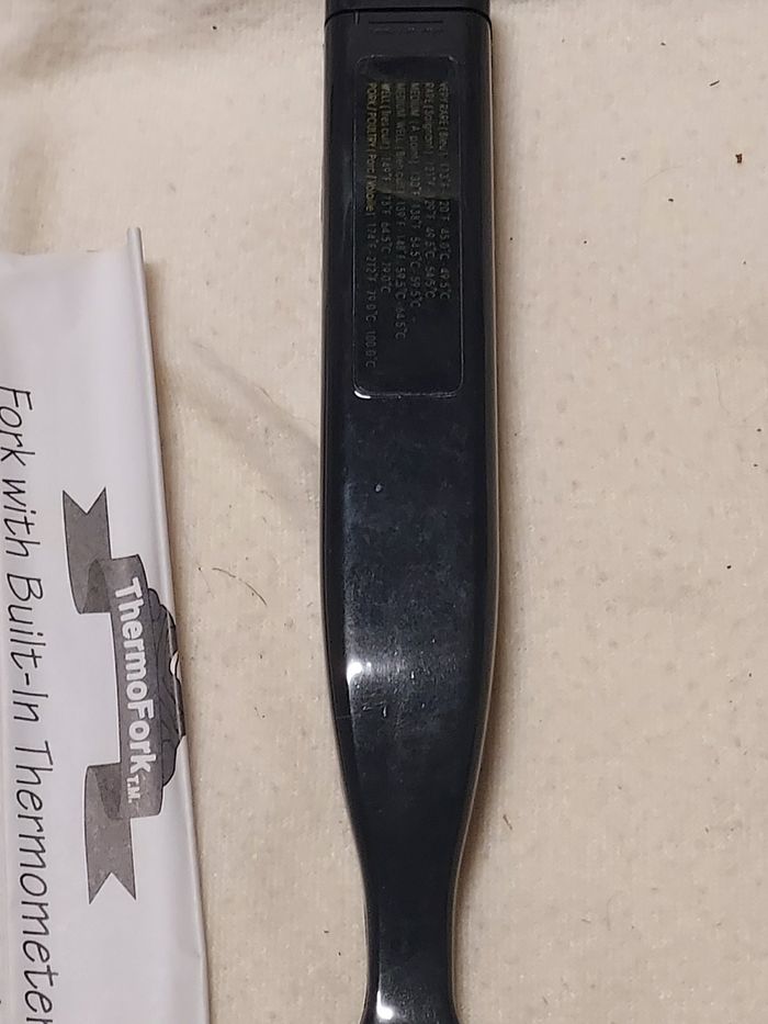 Fourchette thermomètre de cuisson. - photo numéro 9