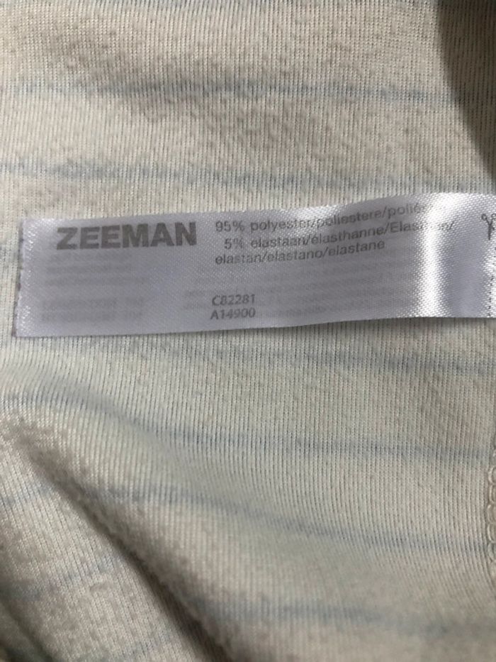 Pyjama en velours très doux 62 cm (environ 3 mois) Zeeman - photo numéro 6