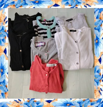 Lot de 7 gilets 10 ans