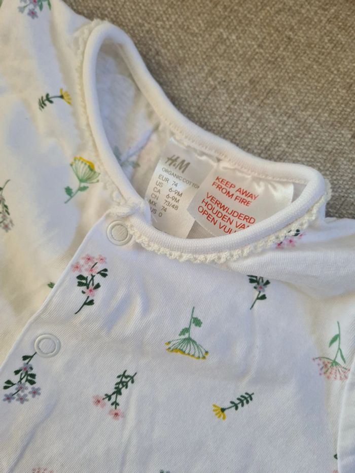 Pyjama short h&m 74 cm - photo numéro 3