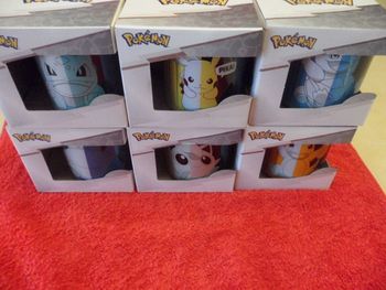 Mug Pokémon serie complete neuf