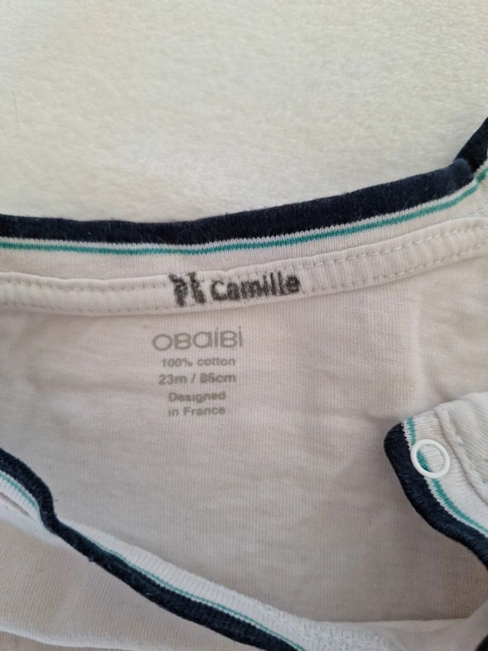 Tee-shirt tortue marinière - photo numéro 3