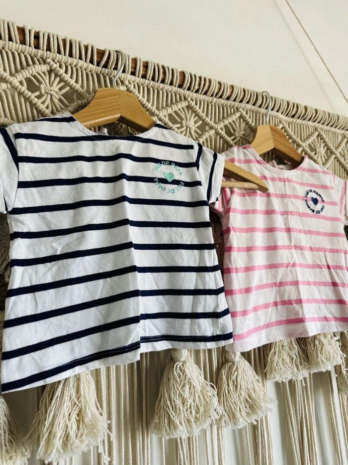 Lot de 2 t-shirts TAO 12 mois
