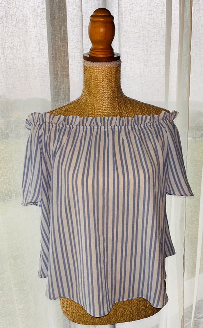 Blouse à épaules dénudées