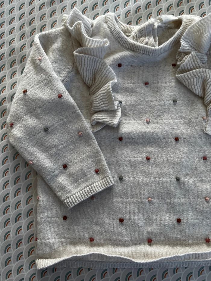 Pull bébé H&M taille 9 mois 74cm - photo numéro 2
