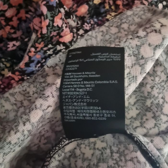Robe fleurie multicolore - H&M - photo numéro 3