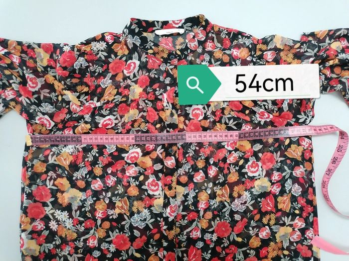 Chemisier fleuri d'automne MNG S - photo numéro 9