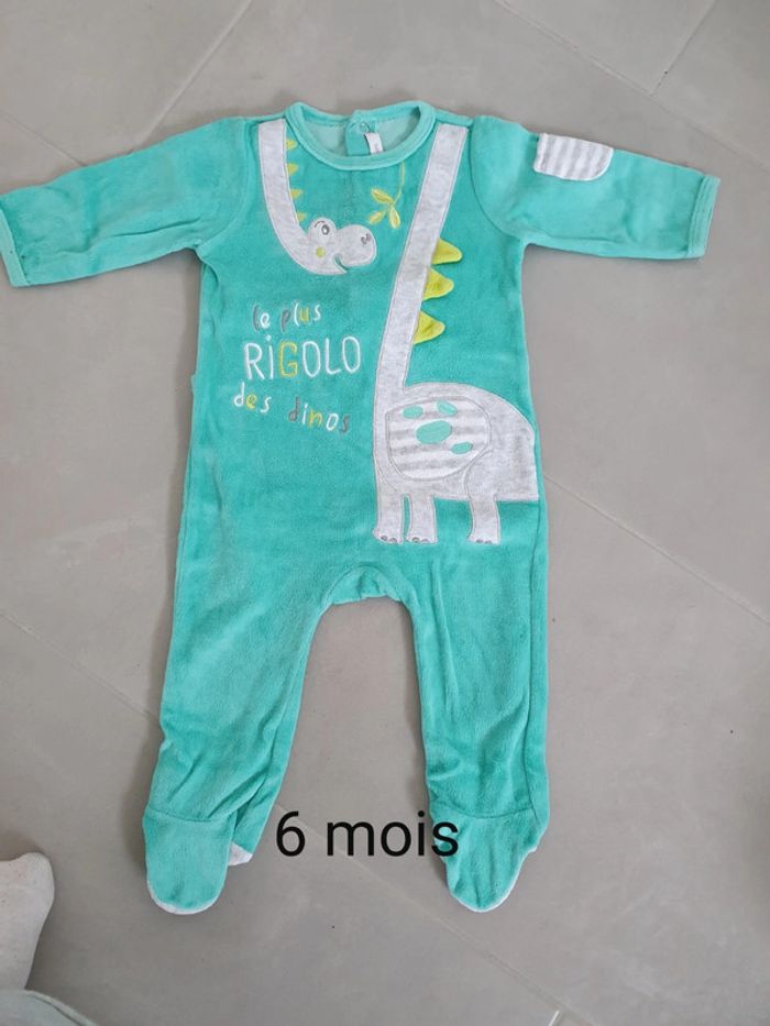 Pyjama velour 6 mois