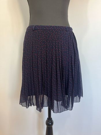 Jupe pois marine et rouge naf naf taille S 36