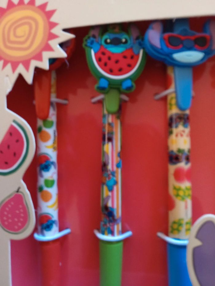 Set de stylos stitch - photo numéro 2