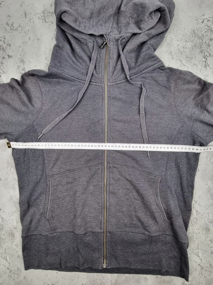 Gilet zippé à capuche Champion – Gris – Taille XL Femmes (mesures en photos) - photo numéro 9
