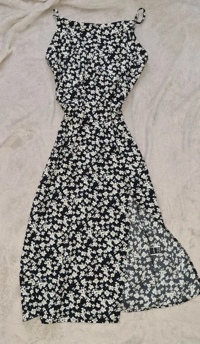 Robe longue d'été fleurie