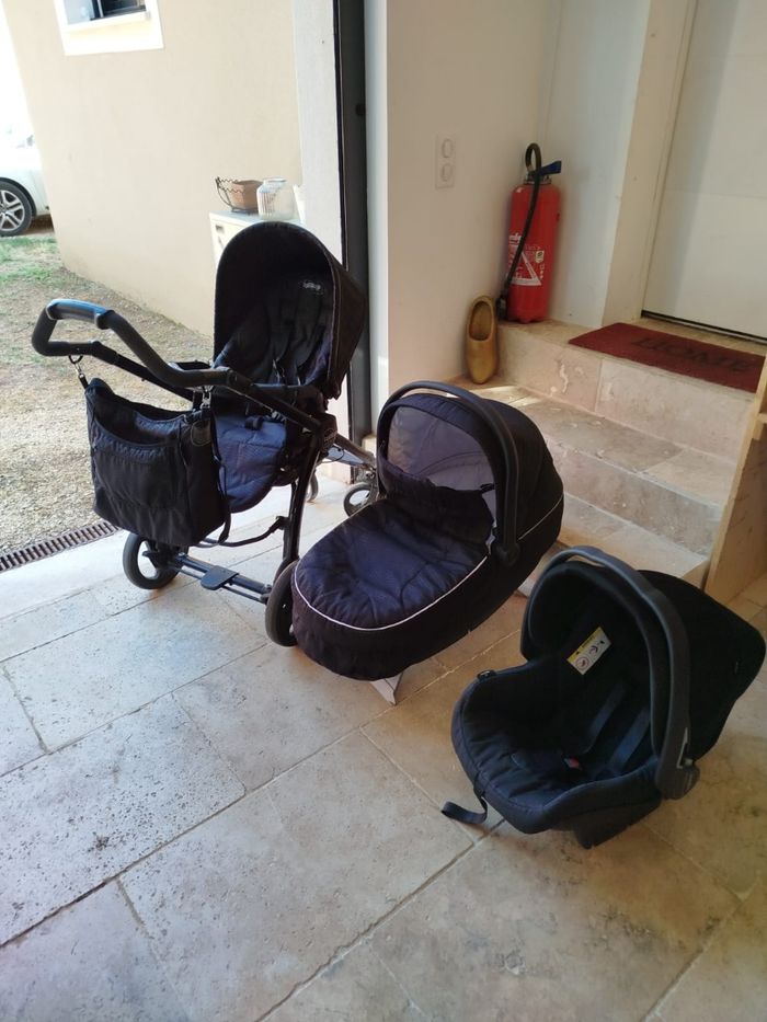 Landeau poussette cosy 3 en 1