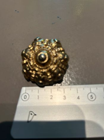 Broche dorée