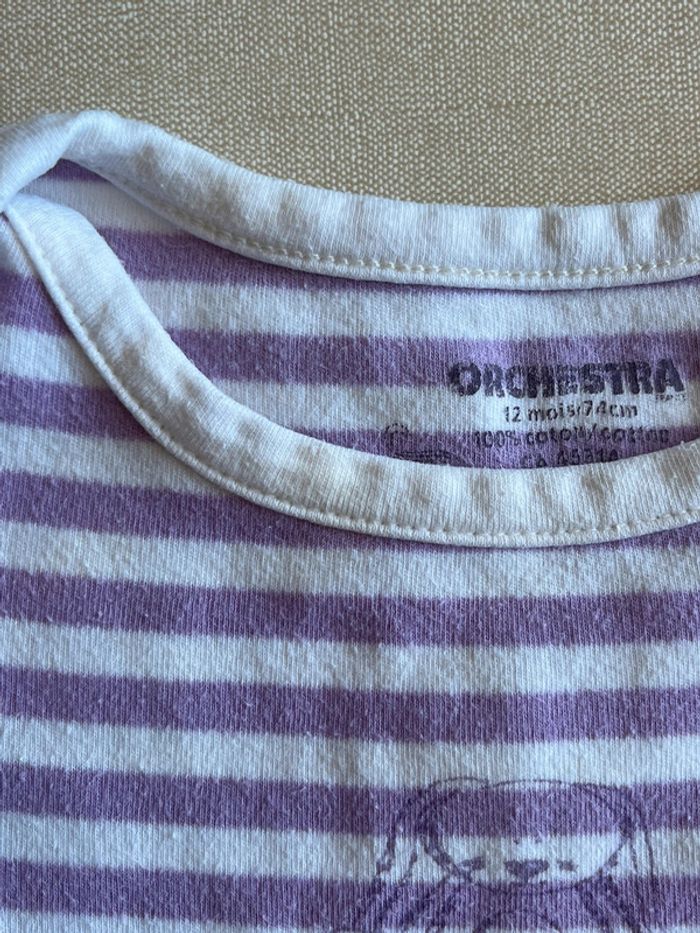 Combinaison bébé mixte sans pieds Orchestra 12 mois - photo numéro 4