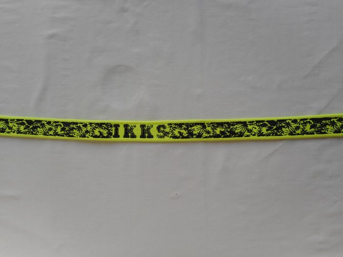 Ceinture tissu jaune fluo - IKKS - Taille 75 cm - NEUF - photo numéro 4