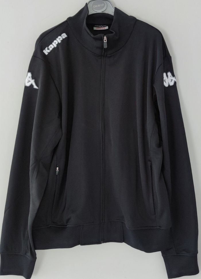 Veste à manches longues pour homme taille M marque kappa couleur noir